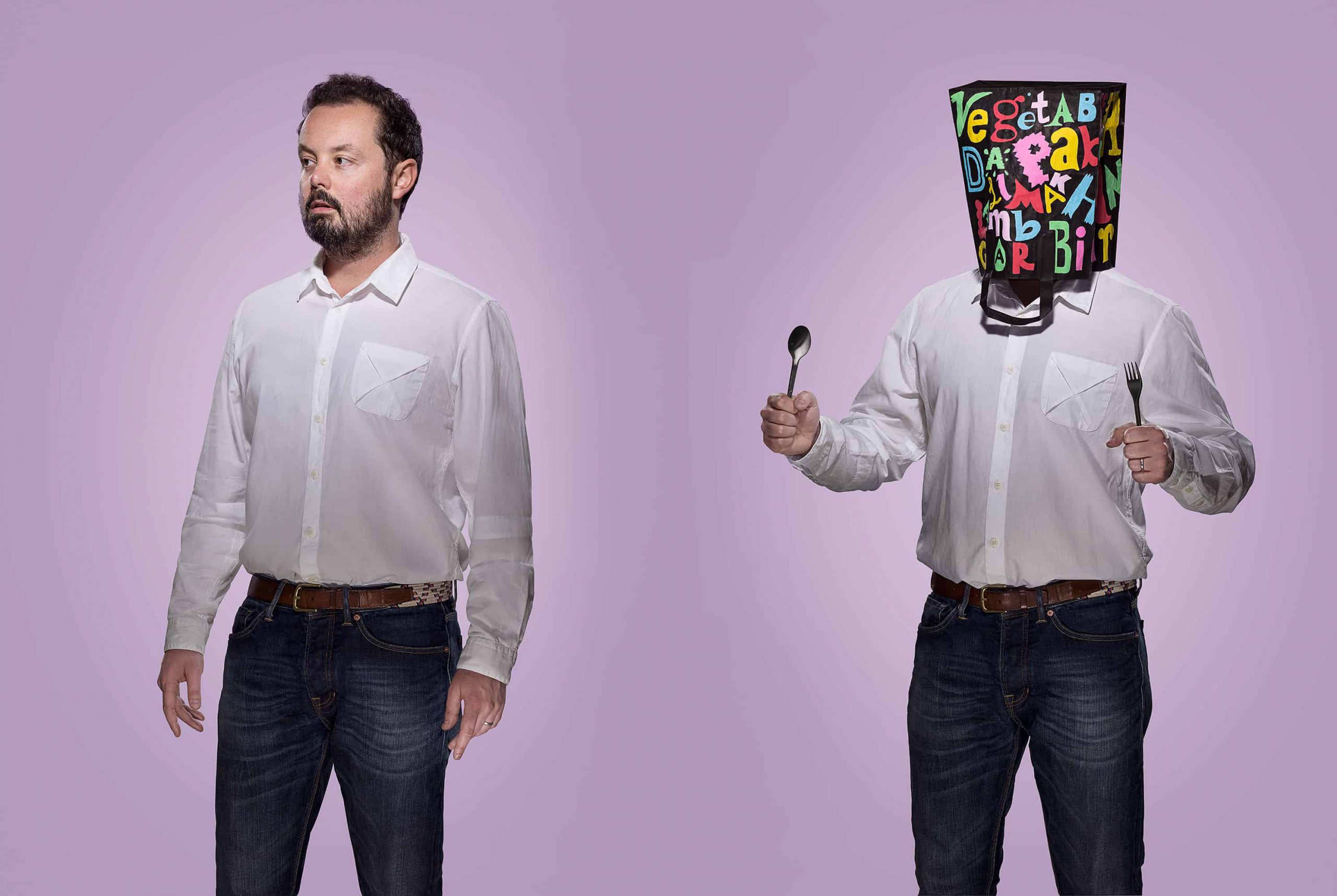 Bagsie Photo - With and Without Bag