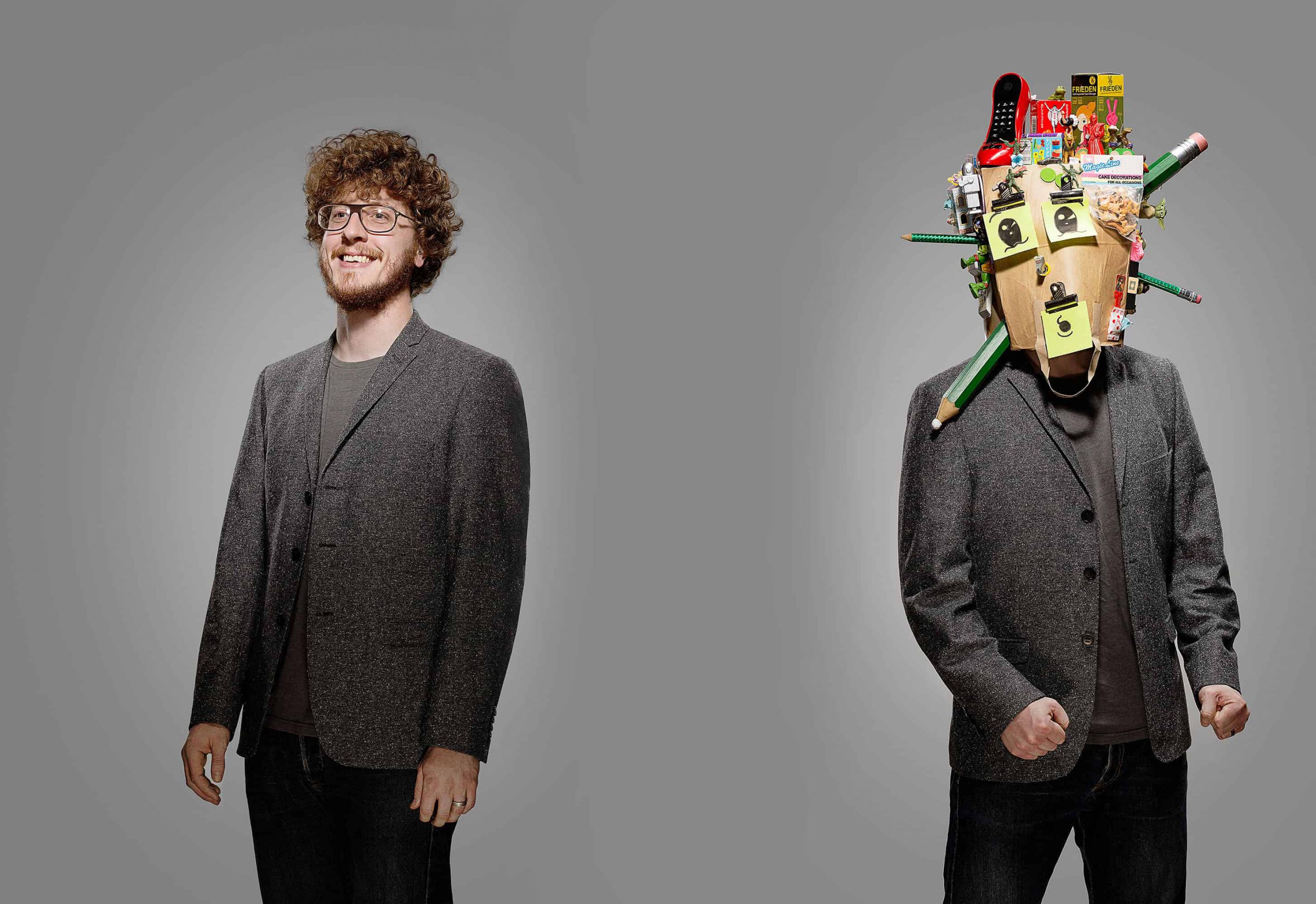 Bagsie Photo - With and Without Bag