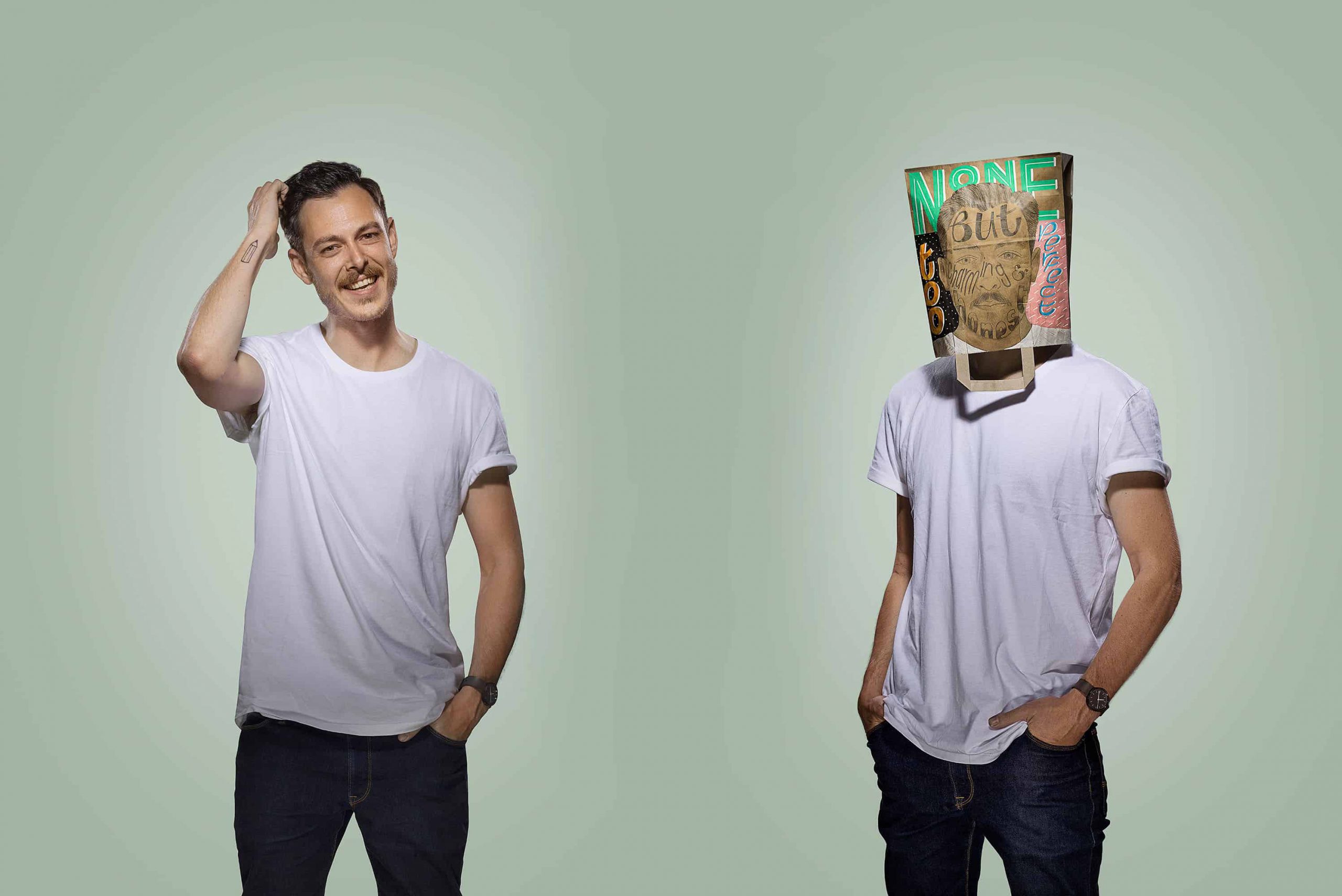 Bagsie Photo - With and Without Bag