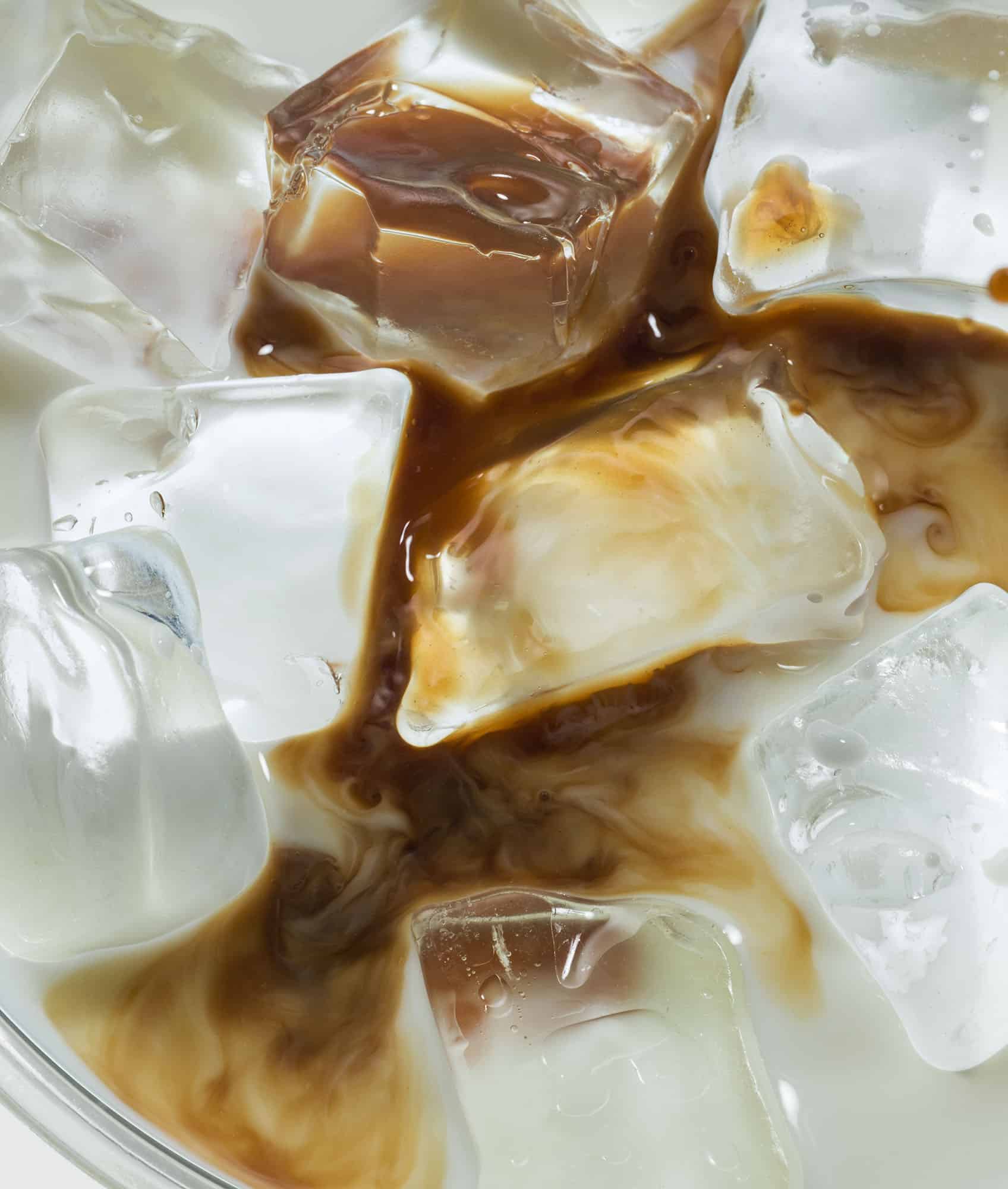 Costa Coffee Iced Coffee Close Up