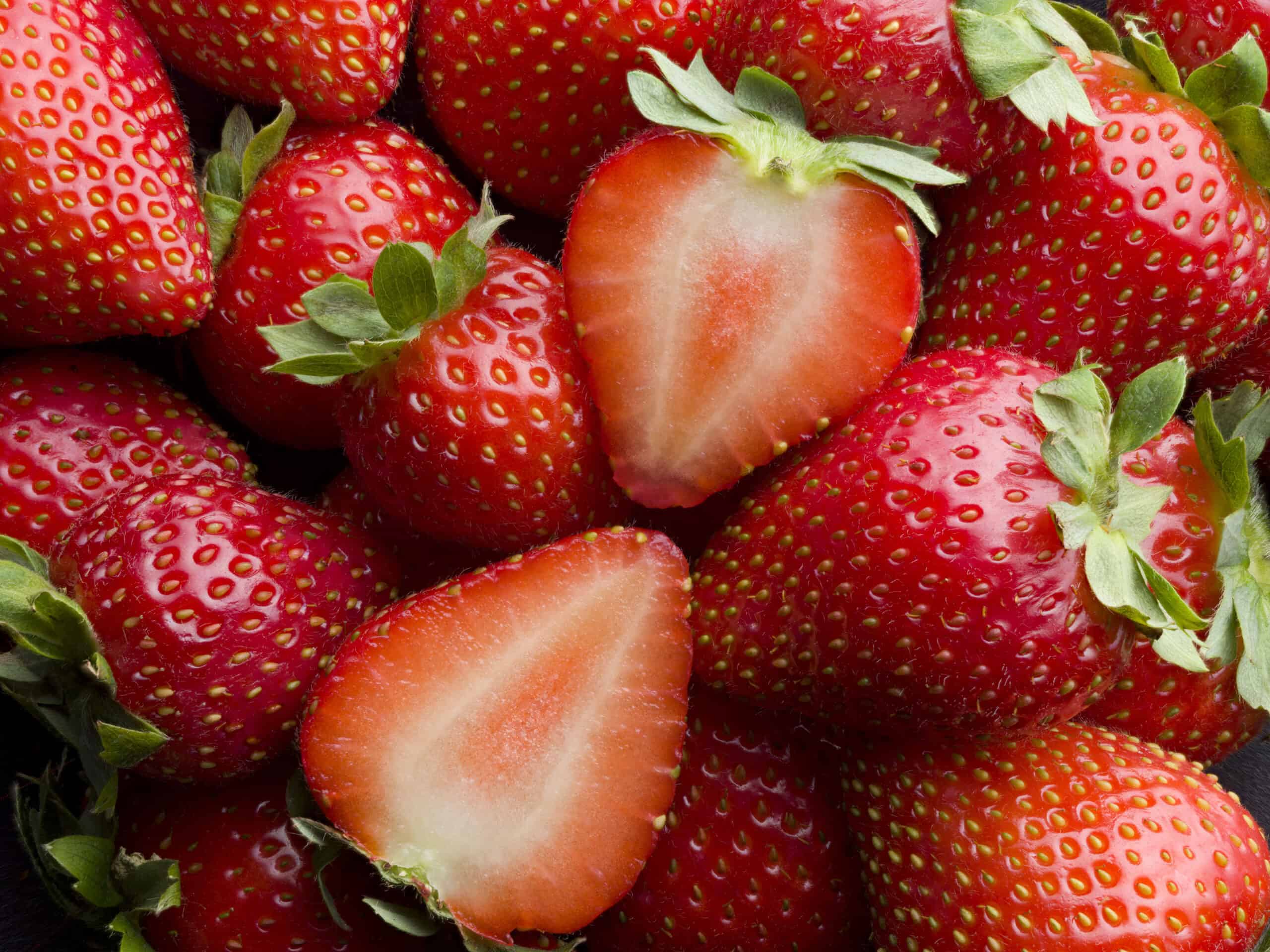 Close up image of strawberries
