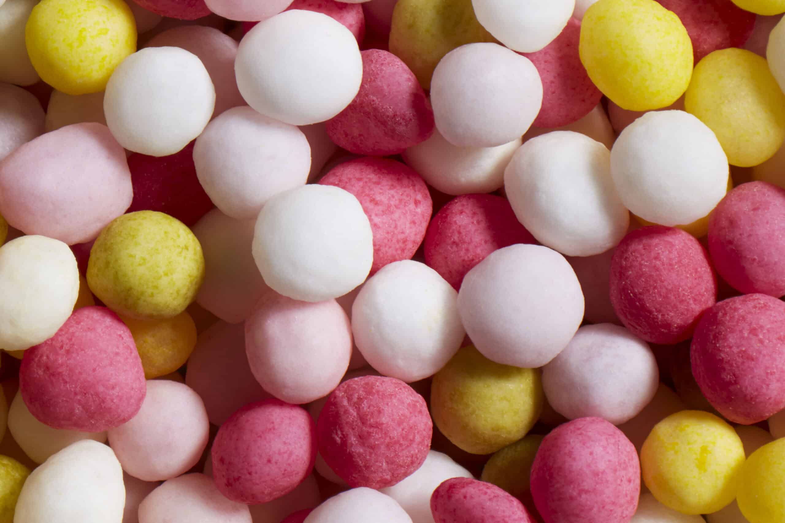 Macro image of hundreds and thousands sweets. Taken by food photographer Jonathan Knowles.