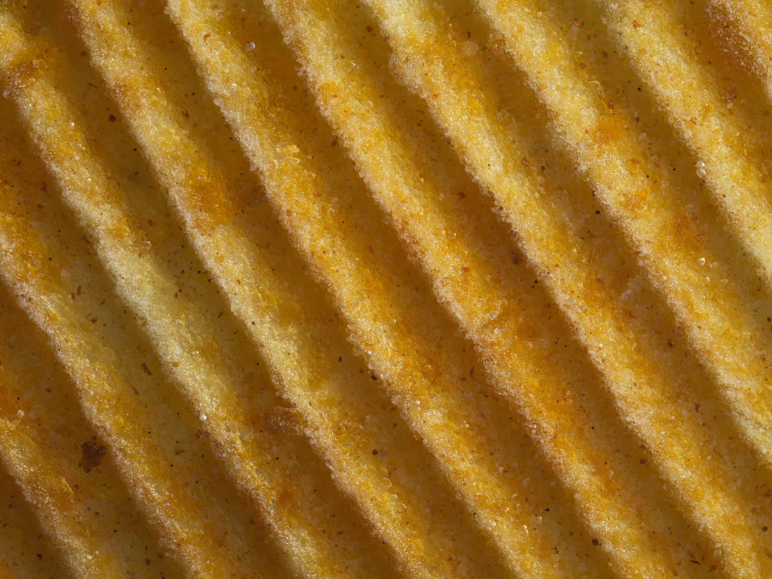 Macro image of a McCoy crisp by food photographer Jonathan Knowles
