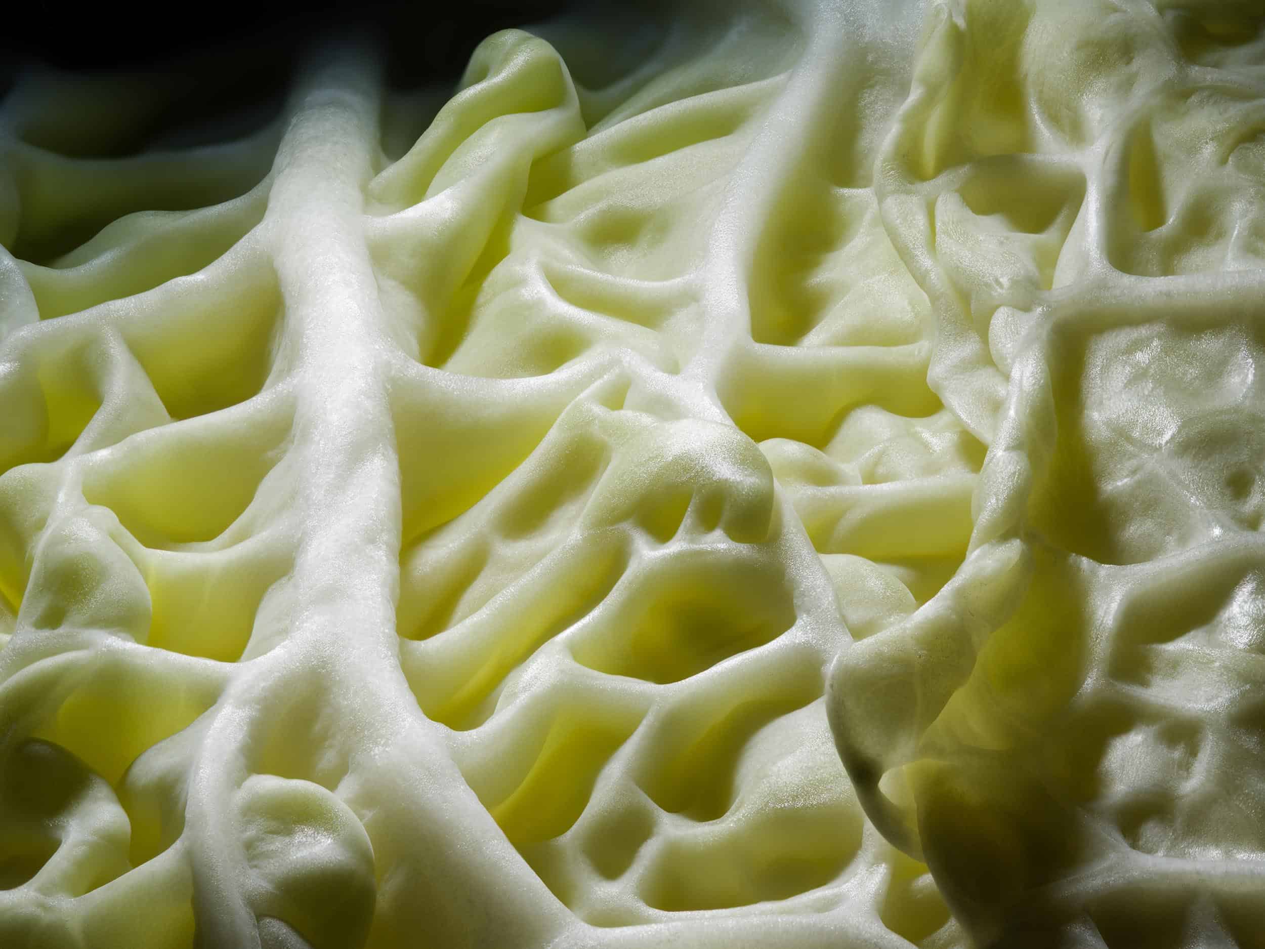 Savoy Cabbage at macro level. Shot by food photographer Jonathan Knowles.